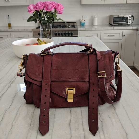 Proenza Schouler Handbags - Proenza Schoulder PS1 Medium Satchel in Burgundy